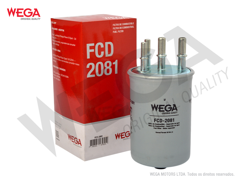 Filtro de Combustível Wega FCD-2081