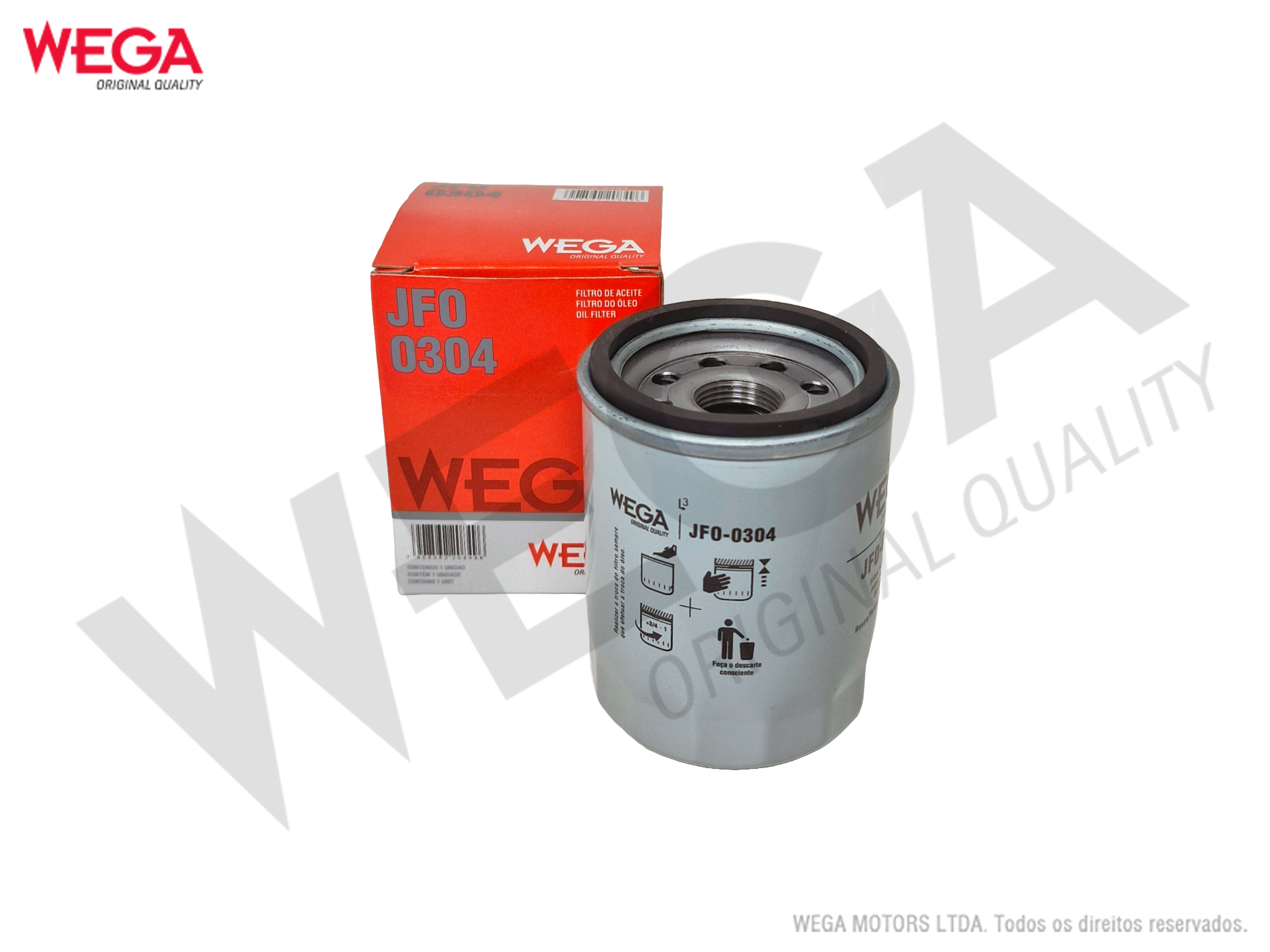 Filtro de Óleo Wega JFO-0304