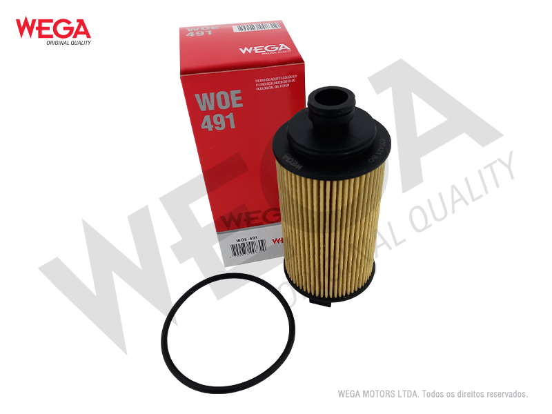 Filtro de Óleo Wega WOE-491