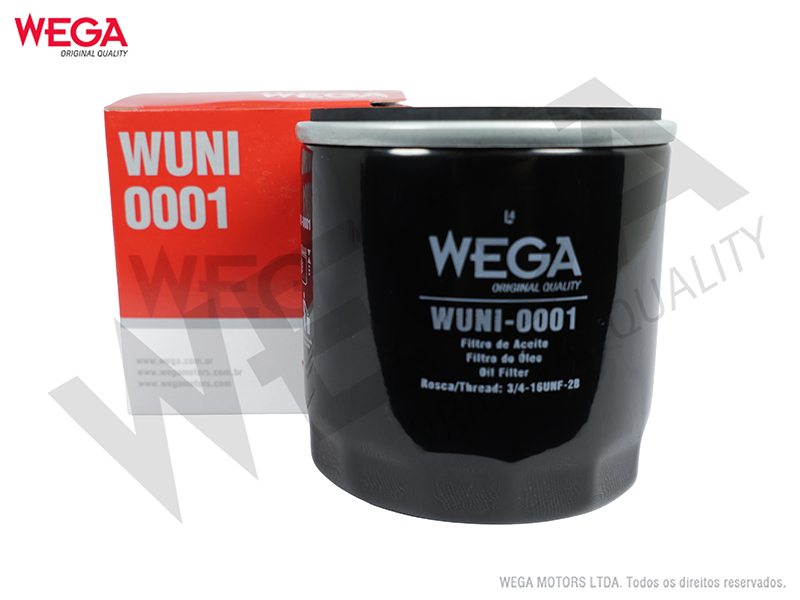 Filtro de Óleo Wega WUNI-0001