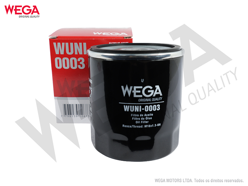 Filtro de Óleo Wega WUNI-0003