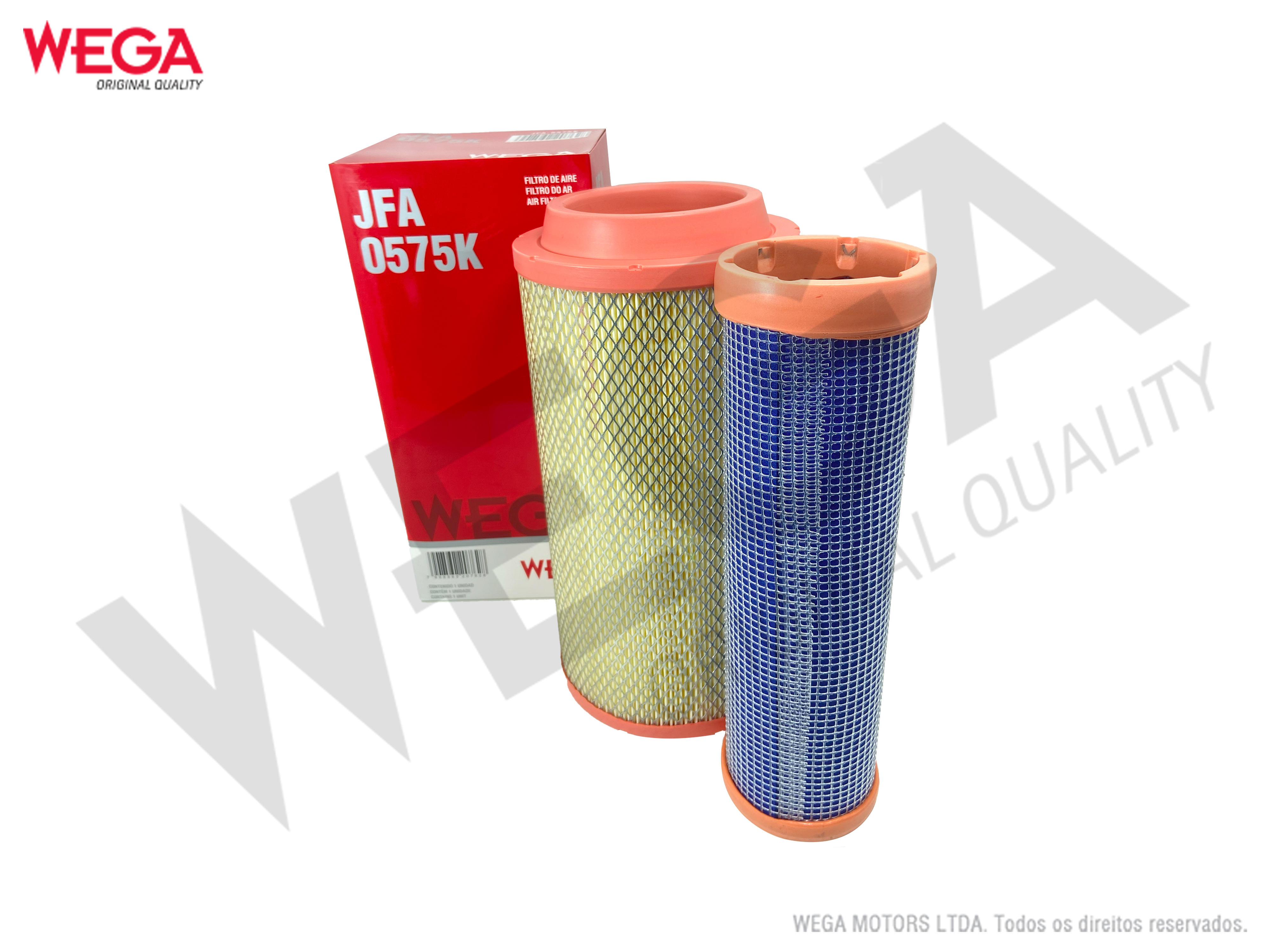 Kit Filtro Ar P/s Wega JFA-0575K