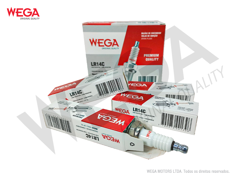 Vela Ignicao Cobre Wega LR14C
