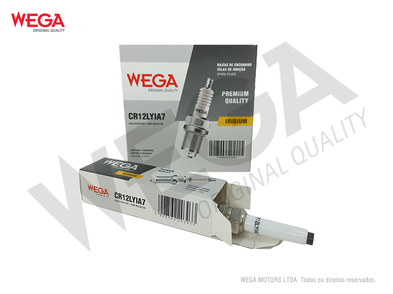 Vela Ignicao Iridium Wega CR12LYIA7