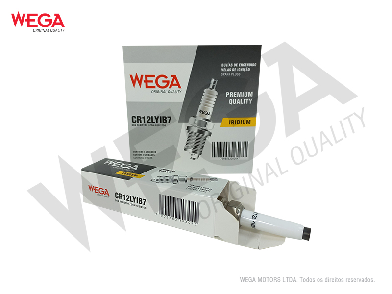 Vela Ignicao Iridium Wega CR12LYIB7