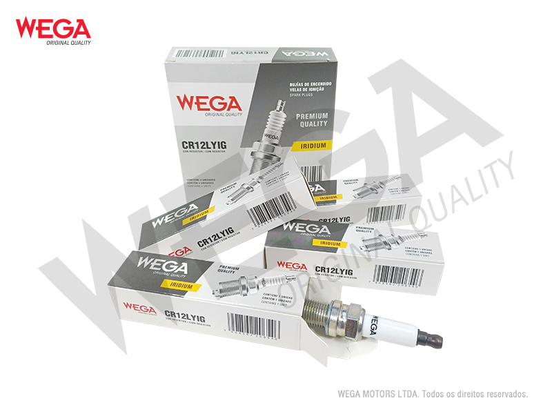 Vela Ignicao Iridium Wega CR12LYIG