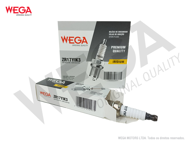 Vela Ignicao Iridium Wega ZR17YIK3